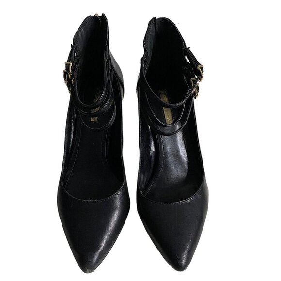 BCBGeneration Women's Black Ankle Strap Pumps Sz 7M - Picture 3 of 10